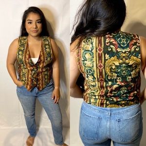 Facets Vest (Brown) Item 062⠀